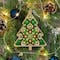 Wonderland Crafts Christmas Tree Bead Embroidery on Wood Kit